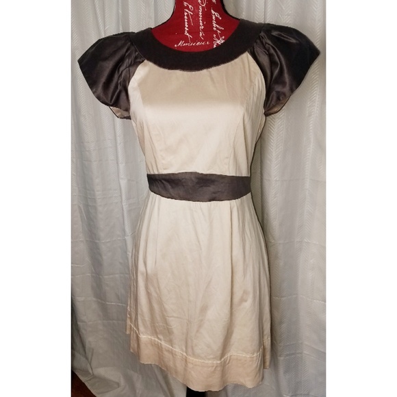 French Connection Tuxedo Party Cocktail Dress sz 6 - Picture 3 of 7